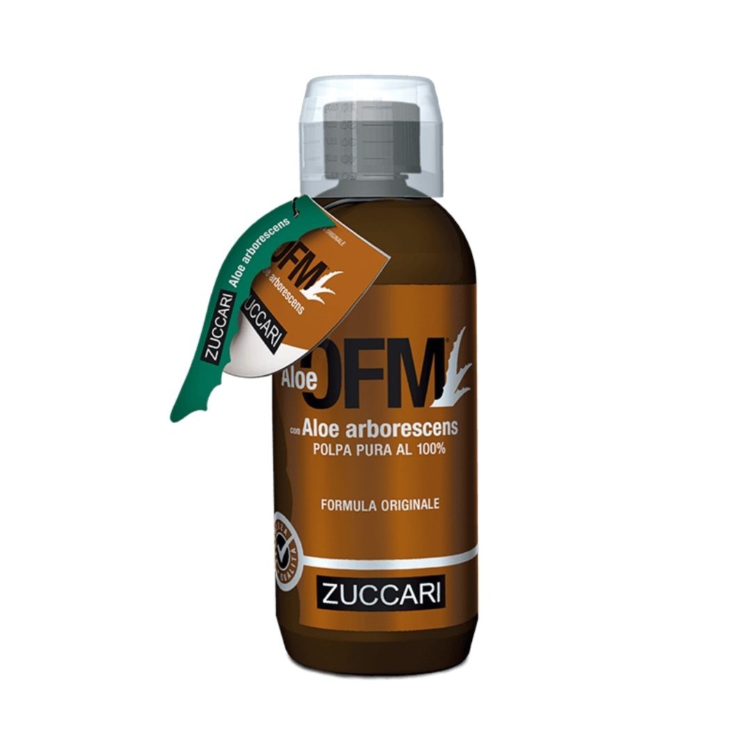 Zuccari Aloe OFM Polpa Pura al 100% Integratore Alimentare 500 ml