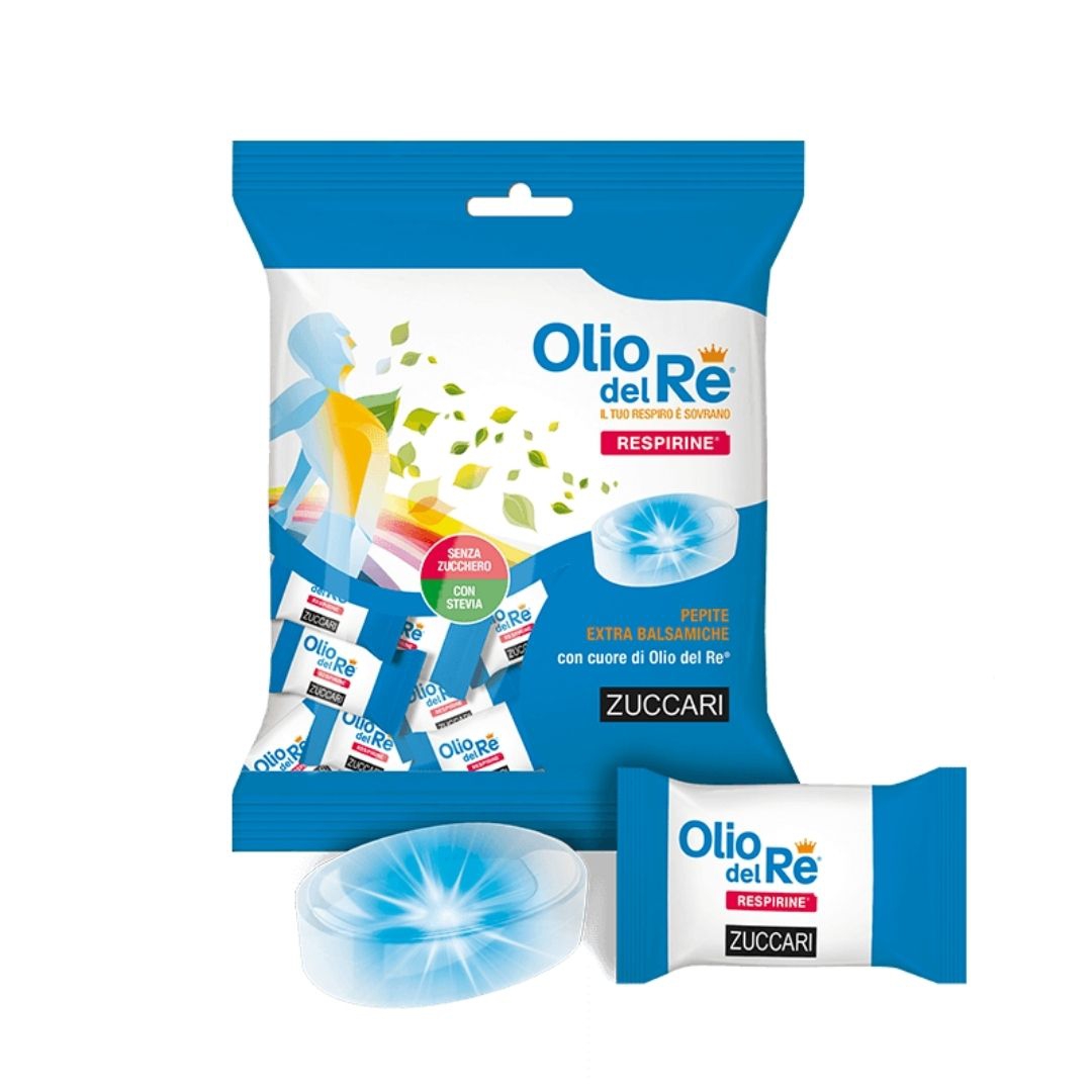 Zuccari Respirine Pepite Extra Balsamiche con Cuore di Olio del Re 60 g