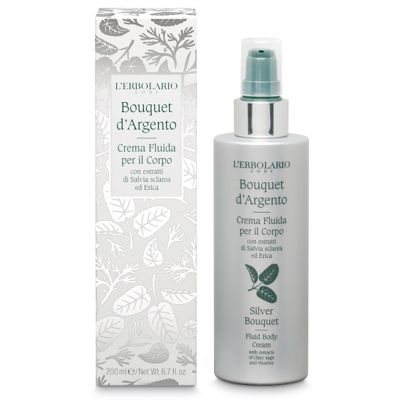 L'erbolario Bouquet D'argento Crema Fluida Corpo 200 ml