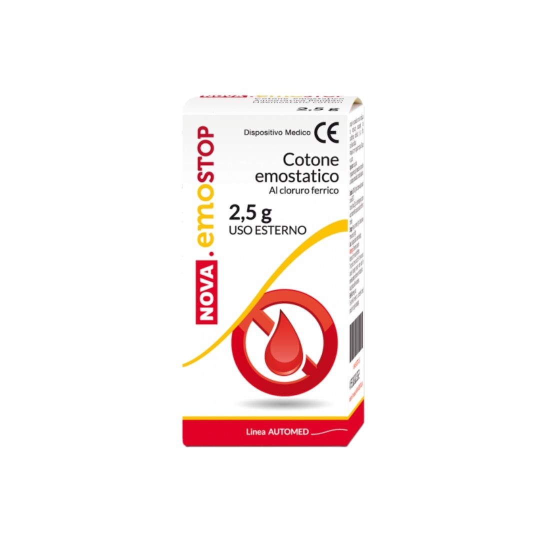 Nova Argentia Nova Emostop Cotone Emostatico con Cloruro Ferrico 2,5 g