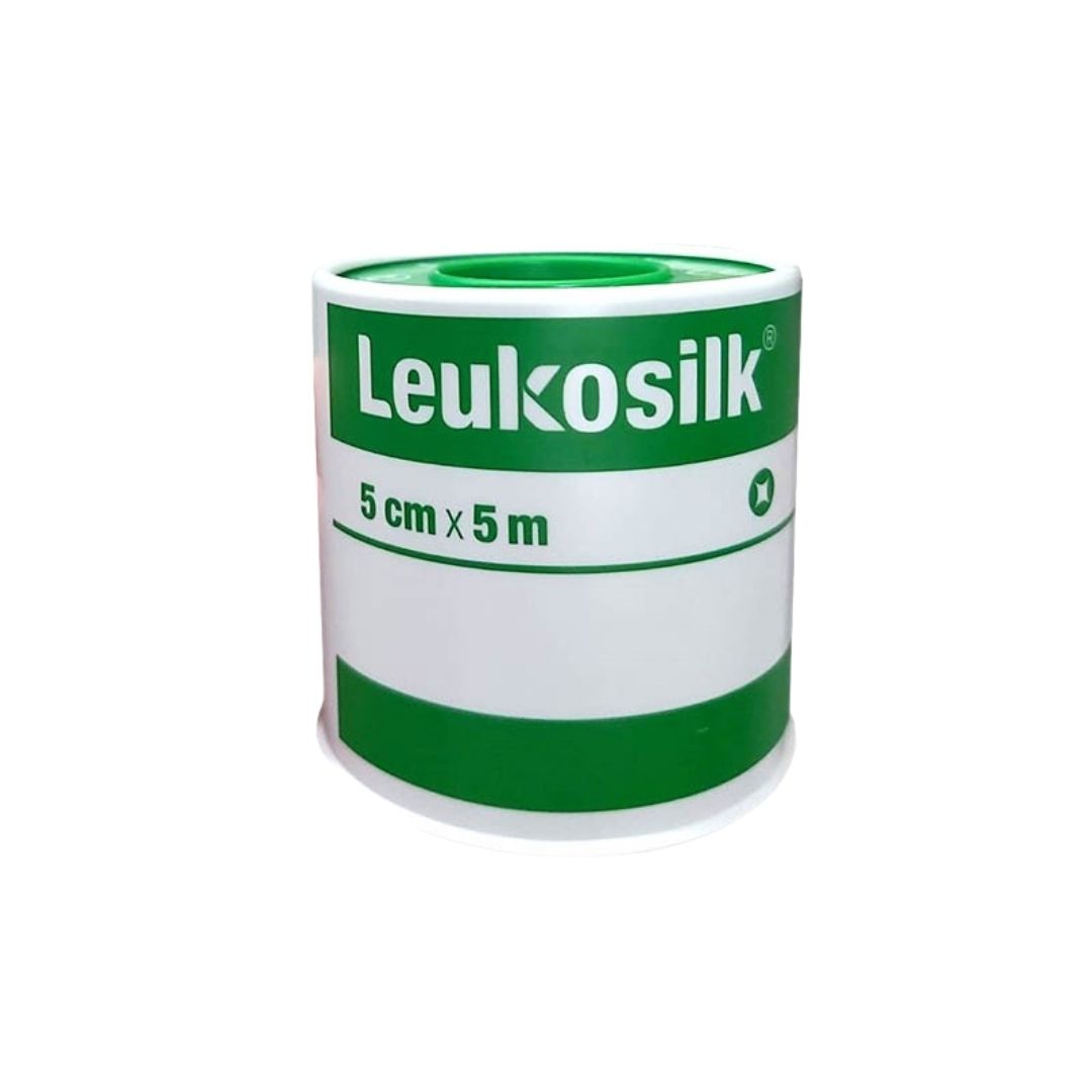 Leukosilk Cerotto in Rocchetto Ipoallergenico Cute Sensibile 5 m x 5 cm