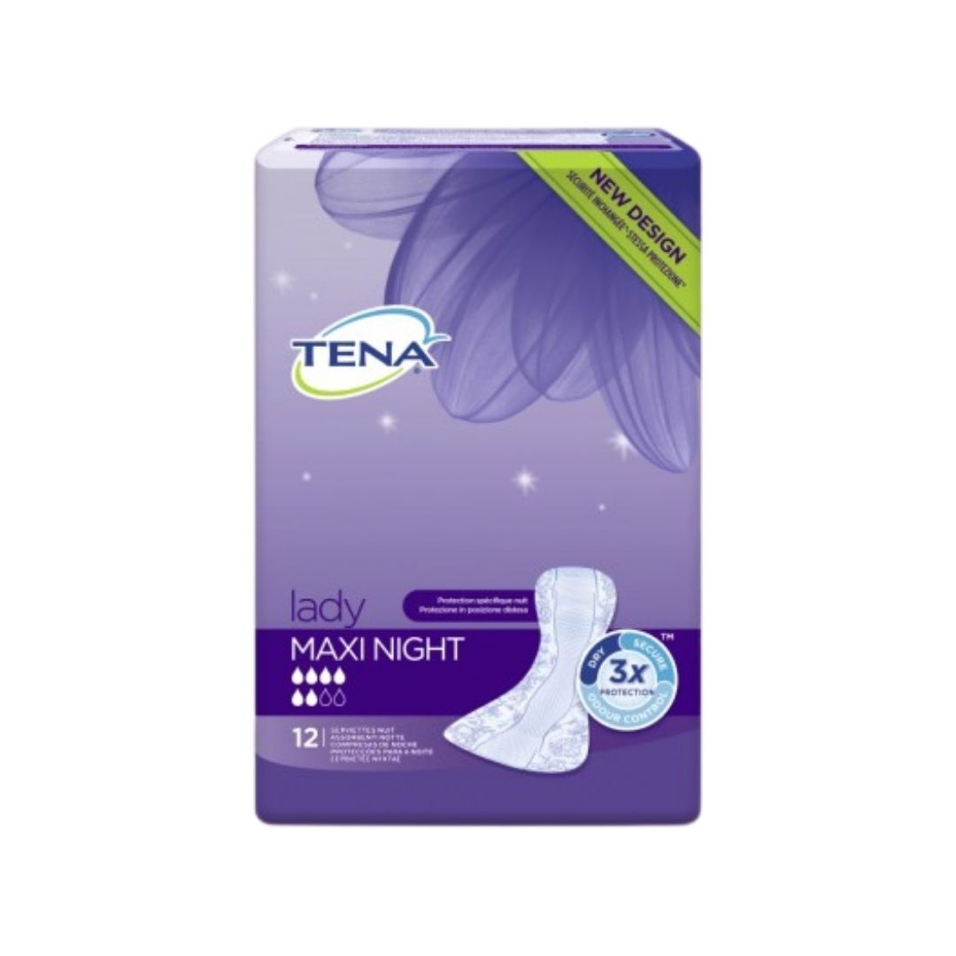Tena Lady Maxi Night Assorbenti Pannolone Sagomato 12 Pezzi