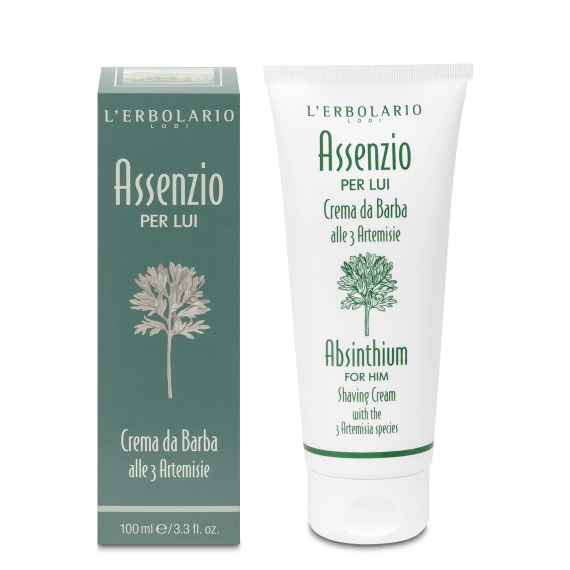 L erbolario Assenzio Crema da Barba alle Tre Artemisie 100 ml