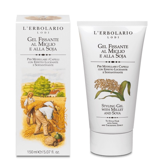 L'erbolario Gel Fissante Capelli Miglio e Soja 150 ml