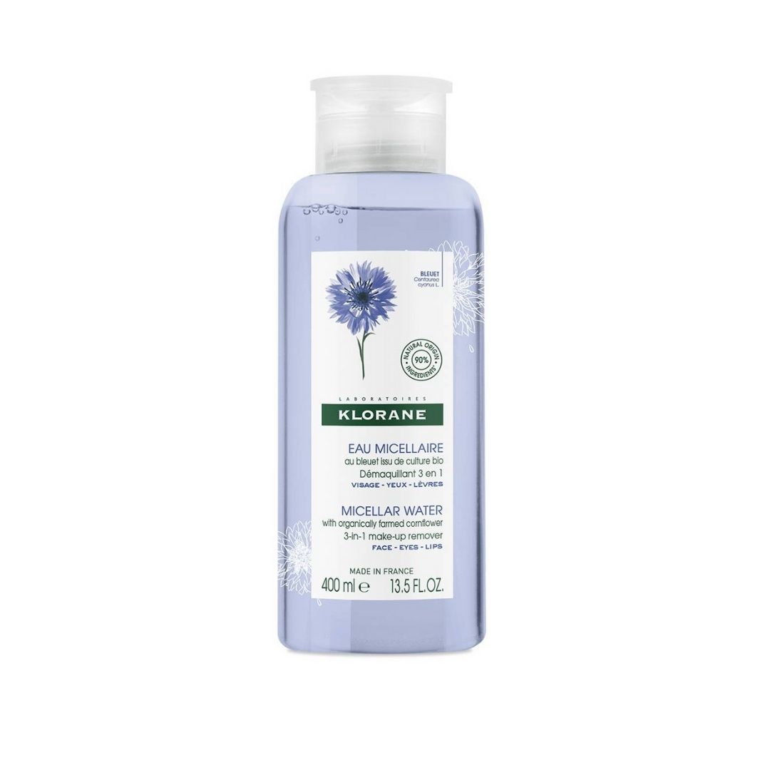 Klorane Acqua Micellare Fiordaliso Bio Viso Occhi Labbra 400 ml