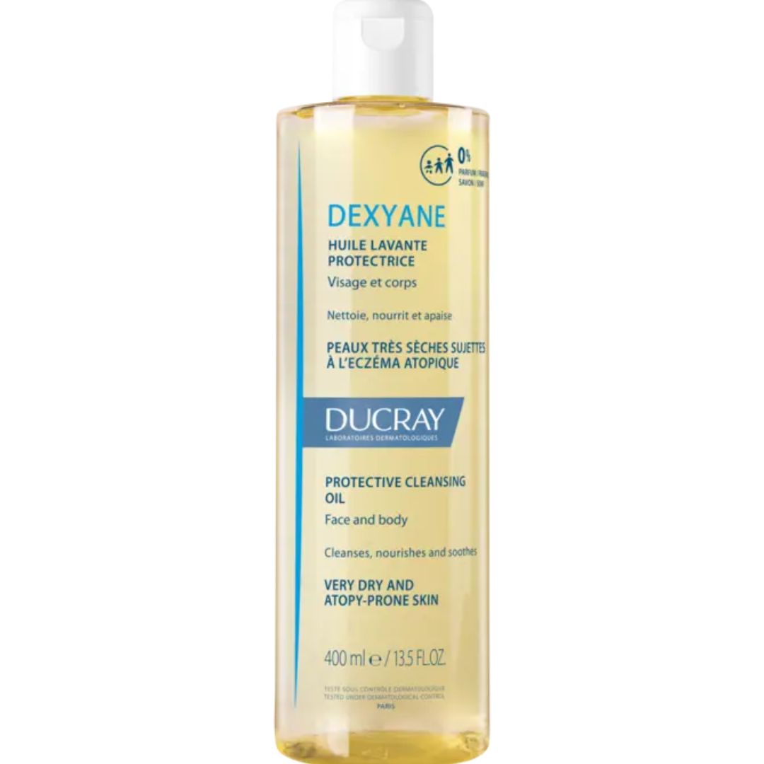 Ducray Dexyane Olio Detergente Protettivo Viso e Corpo per Pelli Secche 400 ml