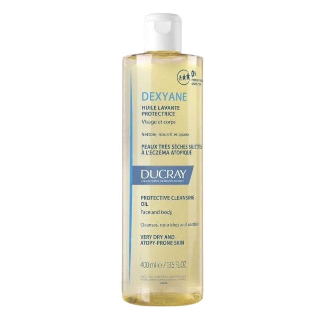 Ducray Dexyane Olio Detergente Protettivo Viso e Corpo per Pelli Secche 400 ml