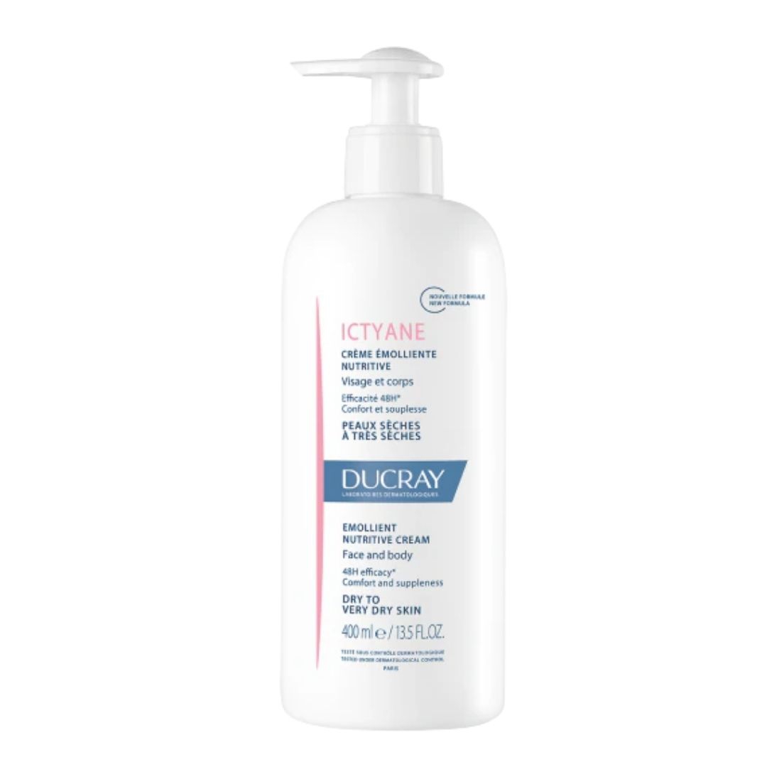 Ducray Ictyane Crema Emolliente Nutritiva per Pelli Molto Secche 400 ml