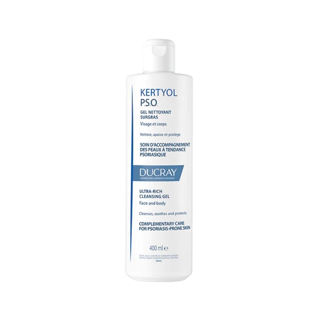 Ducray Kertyol PSO Gel Detergente Surgras Viso e Corpo Pelle Psoriasica 400 ml