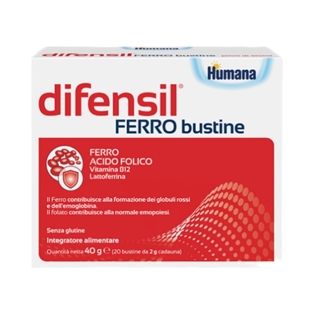 Humana Difensil Ferro Integratore Alimentare 20 Bustine
