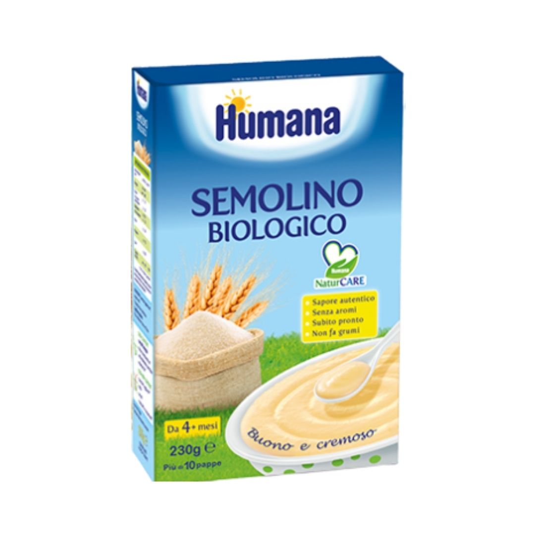 Humana Semolino Biologico Buono e Cremoso 230 g
