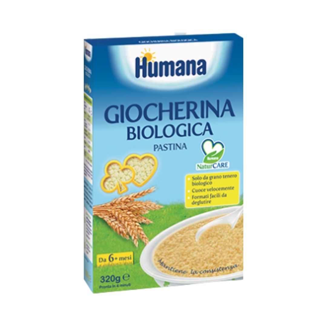 Humana Giocherina Biologica Pastina con Grano Tenero 320 g
