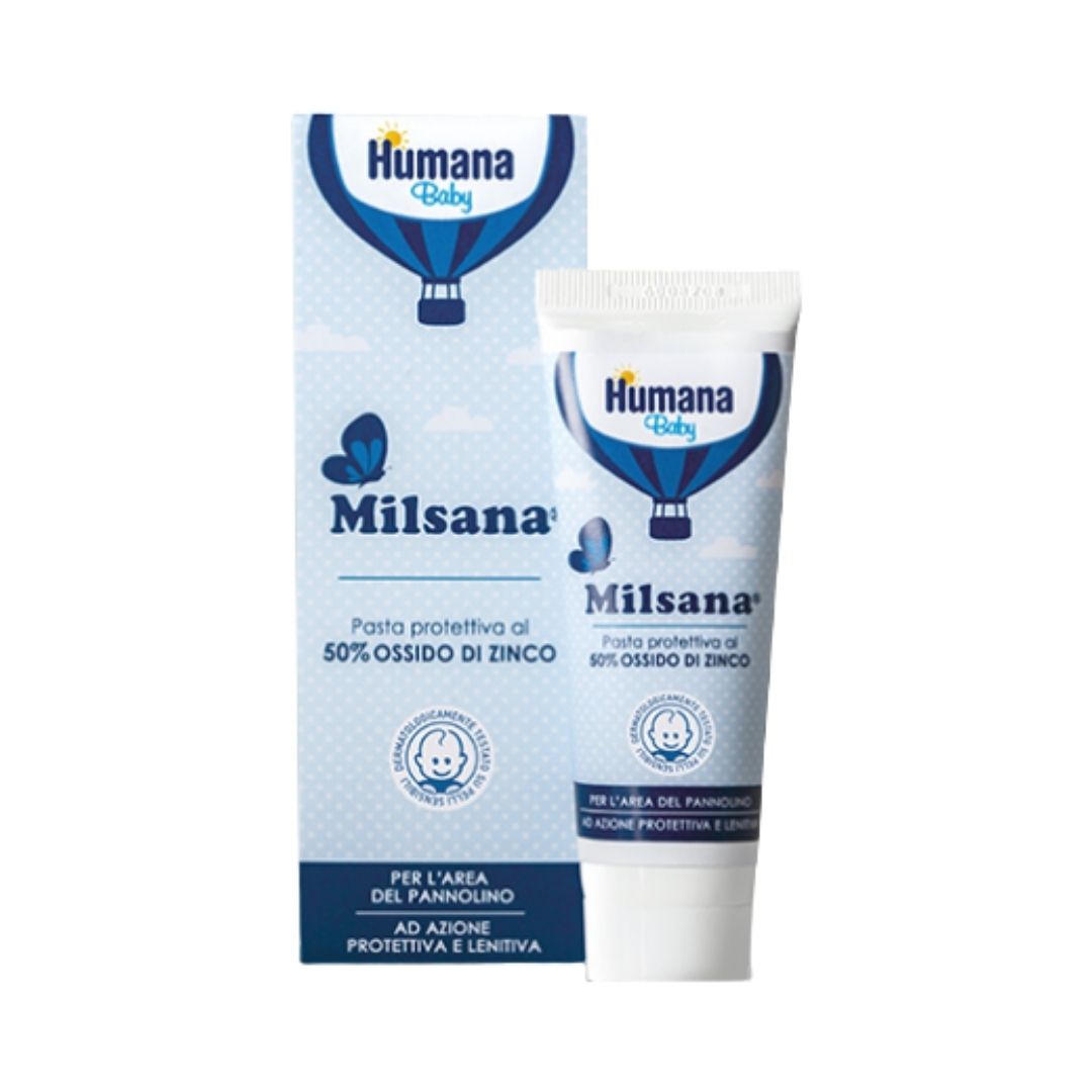 Humana Baby Milsana Pasta Cambio Protettiva all'Ossido di Zinco 50 ml