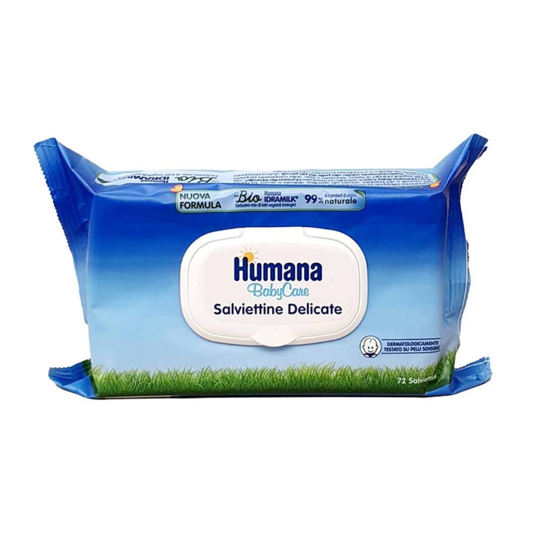 Humana BabyCare Salviettine Delicate 72 Pezzi