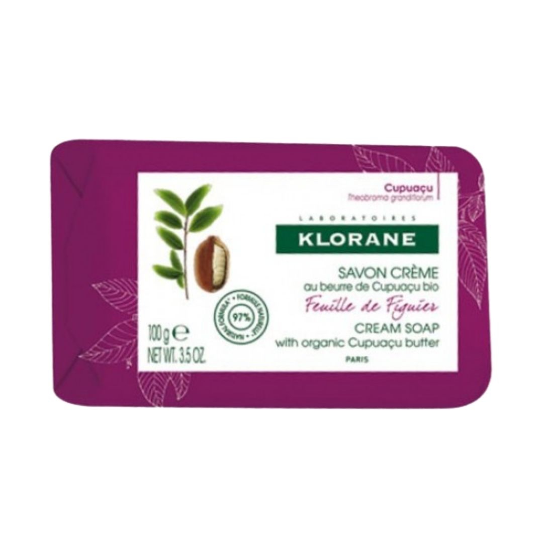 Klorane Crema Sapone Foglie Di Fico con Burro di Cupuau Nutriente 100 g