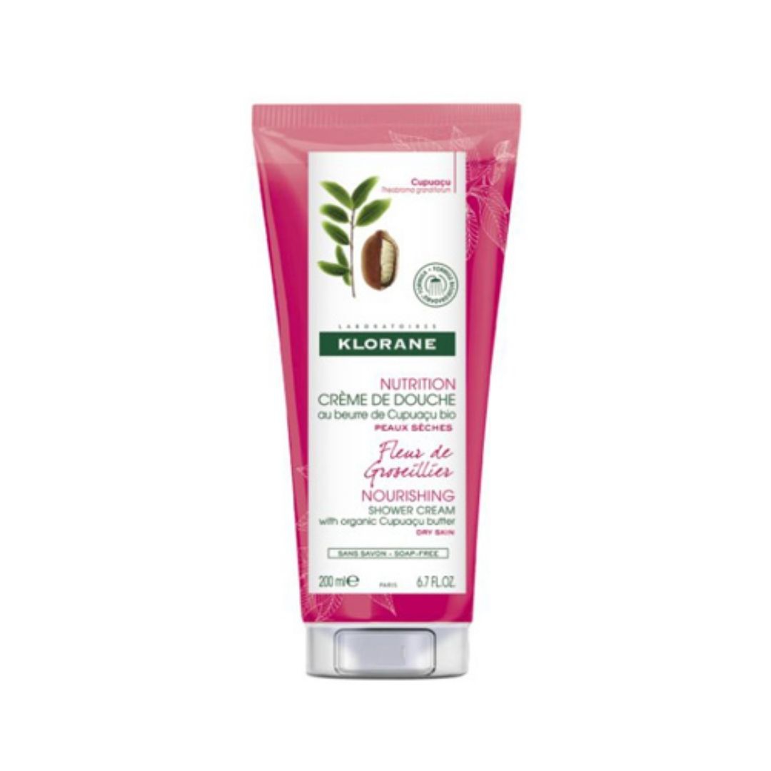 Klorane Crema Doccia Fiore Di Ribes per Tutti i Tipi di Pelle 200 ml