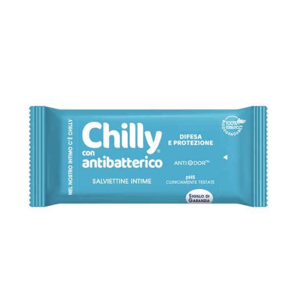 Chilly Salviette Intime con Antibatterico Formula Formula Attiva 12 Pezzi