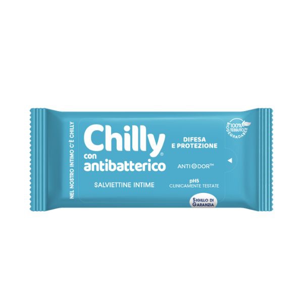 Chilly Salviette Intime con Antibatterico Formula Formula Attiva 12 Pezzi