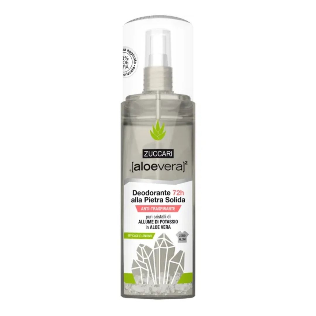 Zuccari Aloevera2 Deodorante Pietra Solida Spray 100 ml