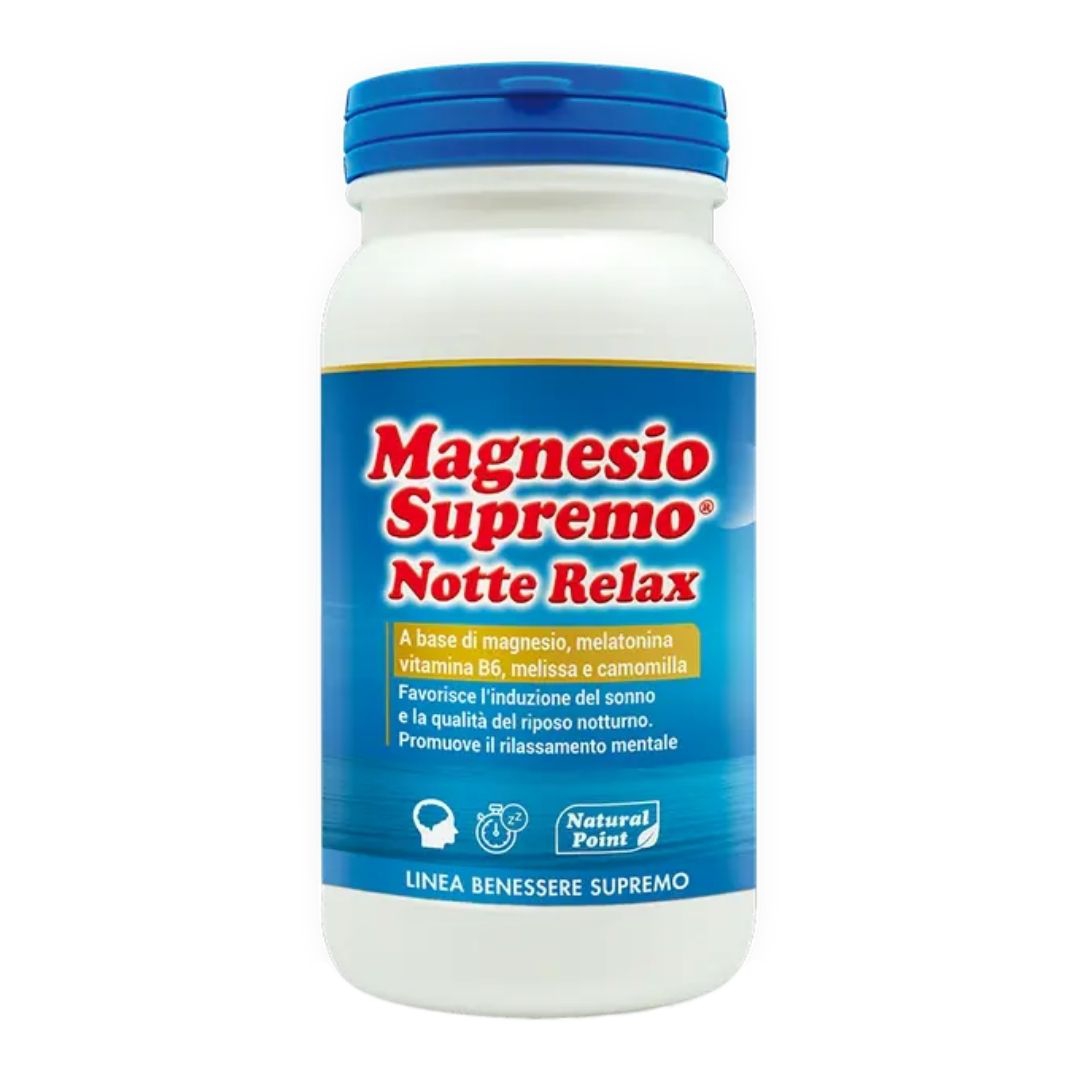 Magnesio Supremo Notte Relax Integratore per Favorire il Sonno 150 G