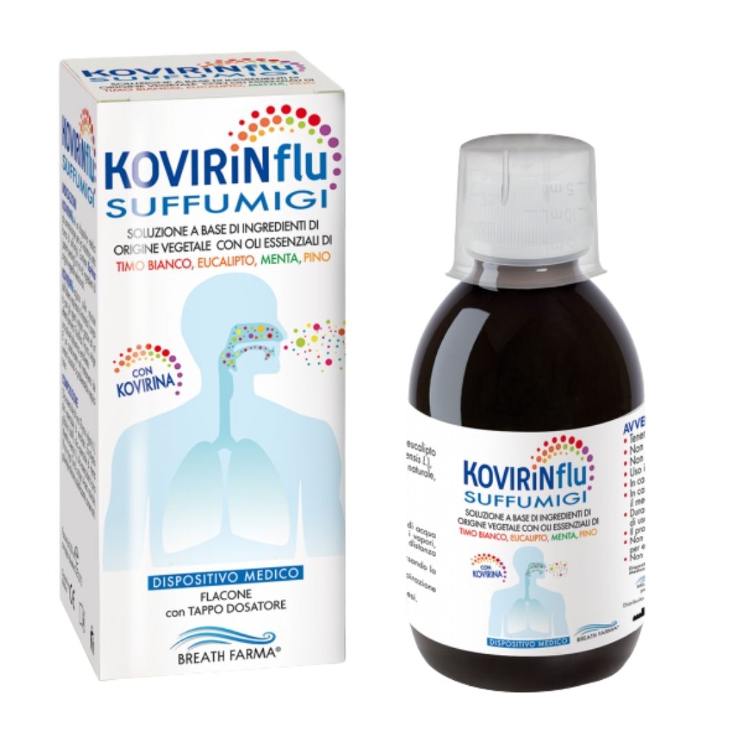 Kovirinflu Soluzione per Suffumigi per la Salute di Naso e Gola 300 ml