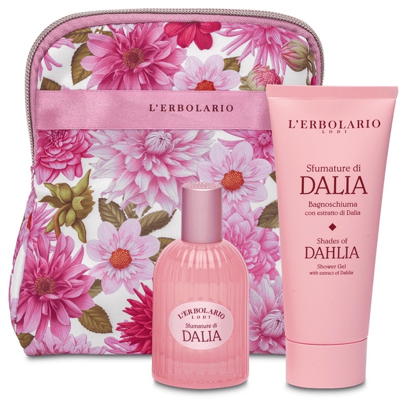 L'erbolario Beauty Set Foglia Sfumature di Dalia Profumo50ml+Bagnoschiuma100ml