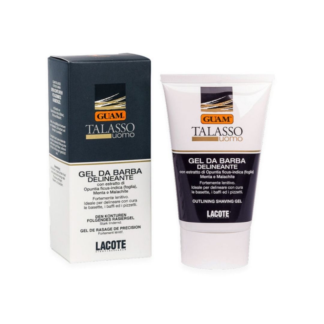 Guam Talasso Uomo Gel Da Barba Delineante e Lenitiva 100 ml