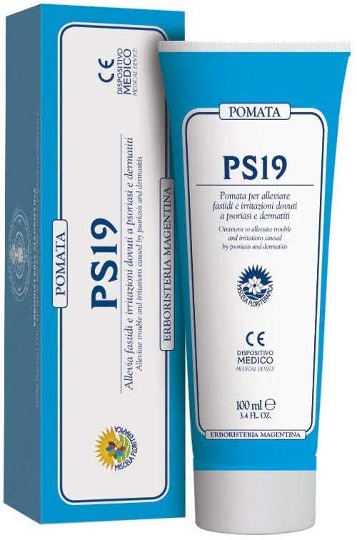 Erboristeria Magentina Ps19 Pomata per Secchezza, Prurito e Irritazione 100 ml