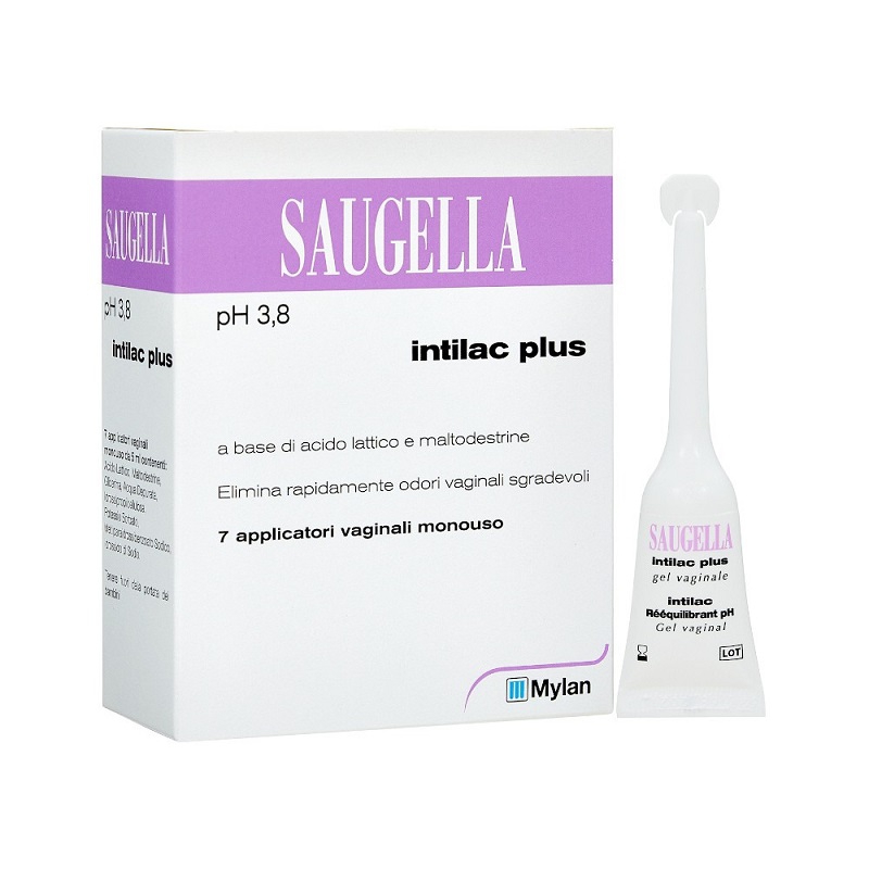 Saugella Intilac Plus Gel Vaginale Riequilibrante del pH 5 ml