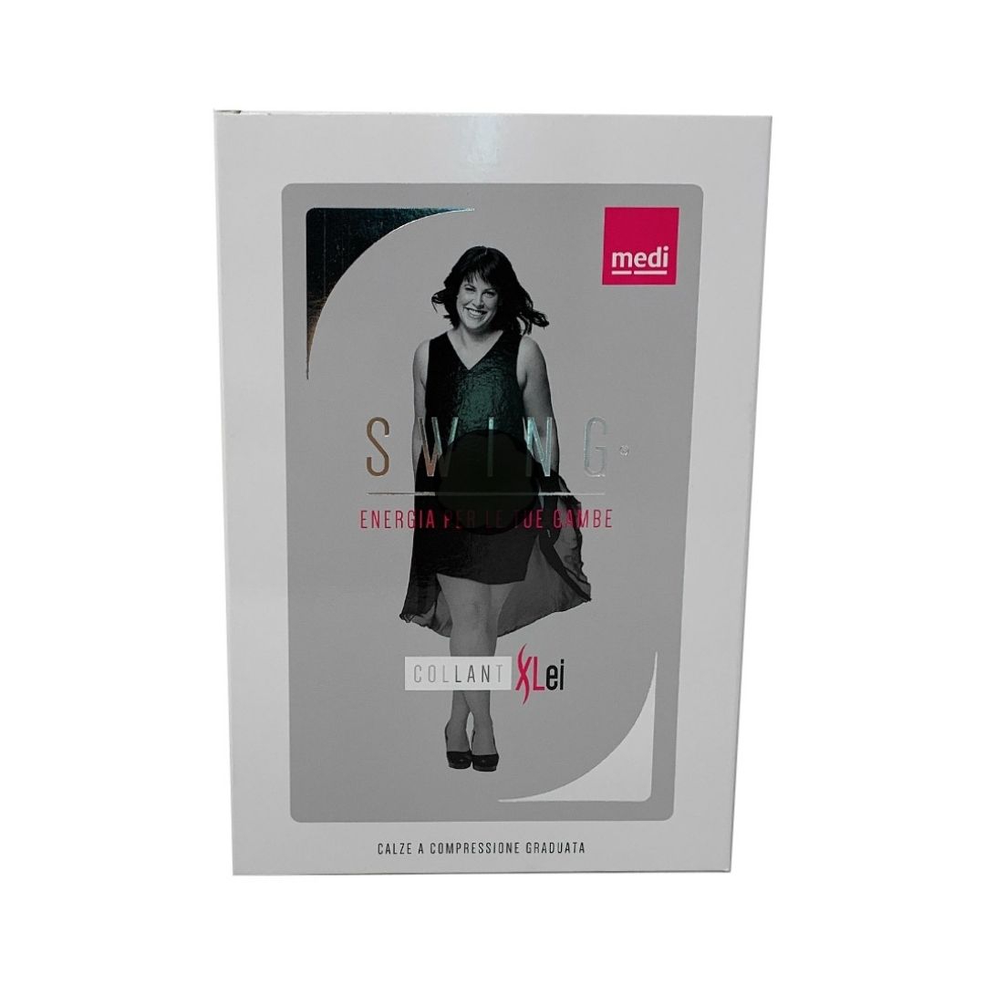 Medi Italia Collant Swing Xlei 140 Den (18 mmhg) Nero Taglia 2