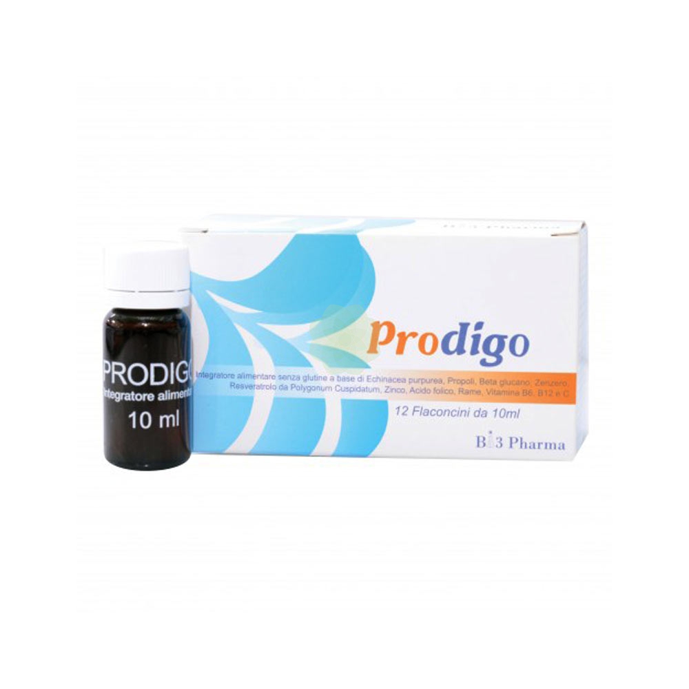Prodigo Integratore Alimentare per lel Difese Immunitarie 12 Flaconcini 10 ml