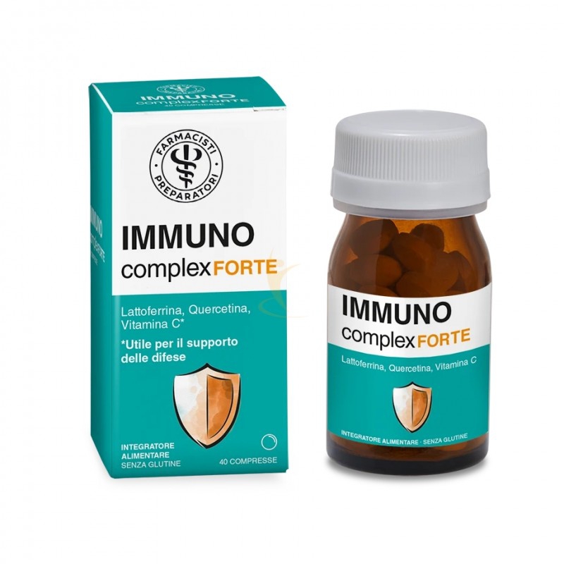 Unifarco Immunocomplex Forte Integratore a base di Lattoferrina 40 Compresse
