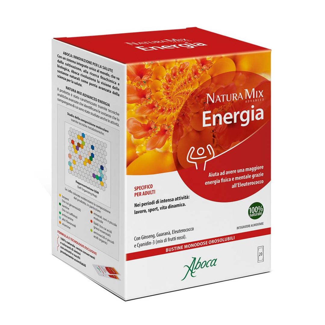 Aboca  Natura Mix Advanced Energia Integratore 20 Bustine