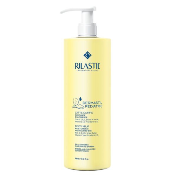 Rilastil Dermastil Pediatric Latte Corpo Idratante Nutriente 400 ml