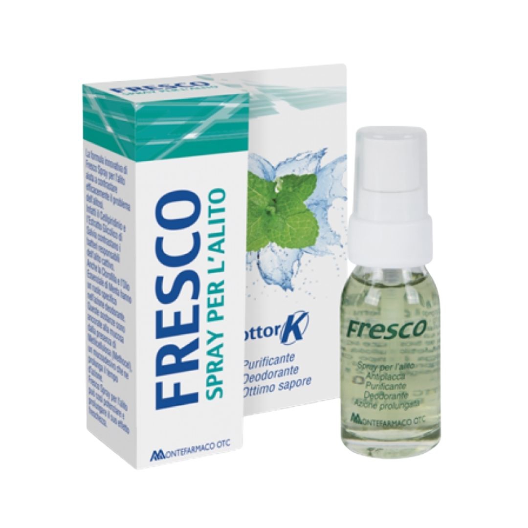 Fresco Spray per l'Alito Rinfrescante con Azione Antibatterica 15 ml