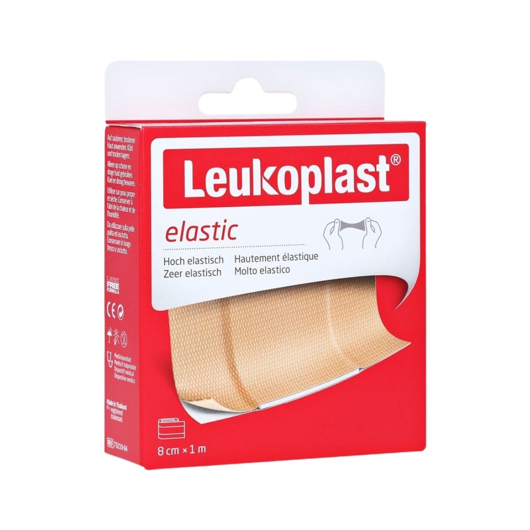 Leukoplast Elastic Cerotto Elastico Ritagliabile 1m X 8cm