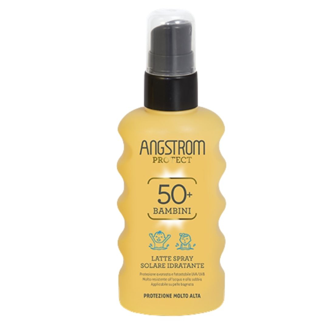 Angstrom Kids Latte Spray Solare Idratante Protezione Spf50+ 175 ml