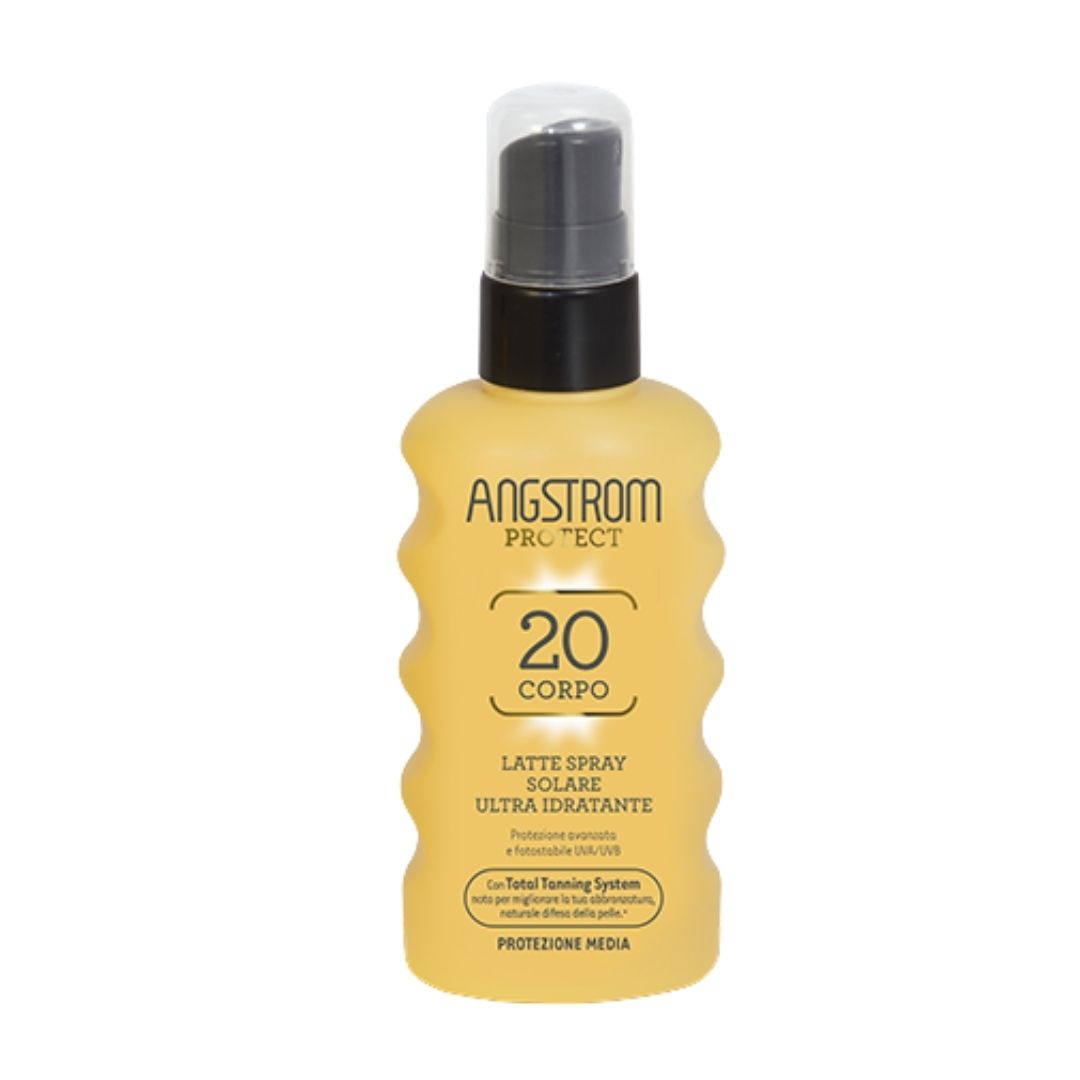 Angstrom Latte Spray Solare Ultra Idratante Protezione Media SPF20 175 ml
