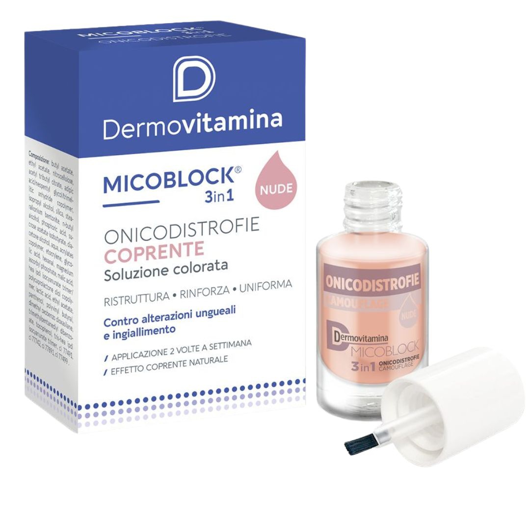 Dermovitamina Micoblock Trattamento 3 In 1 Onicodistrofie Camouflage 8 ml