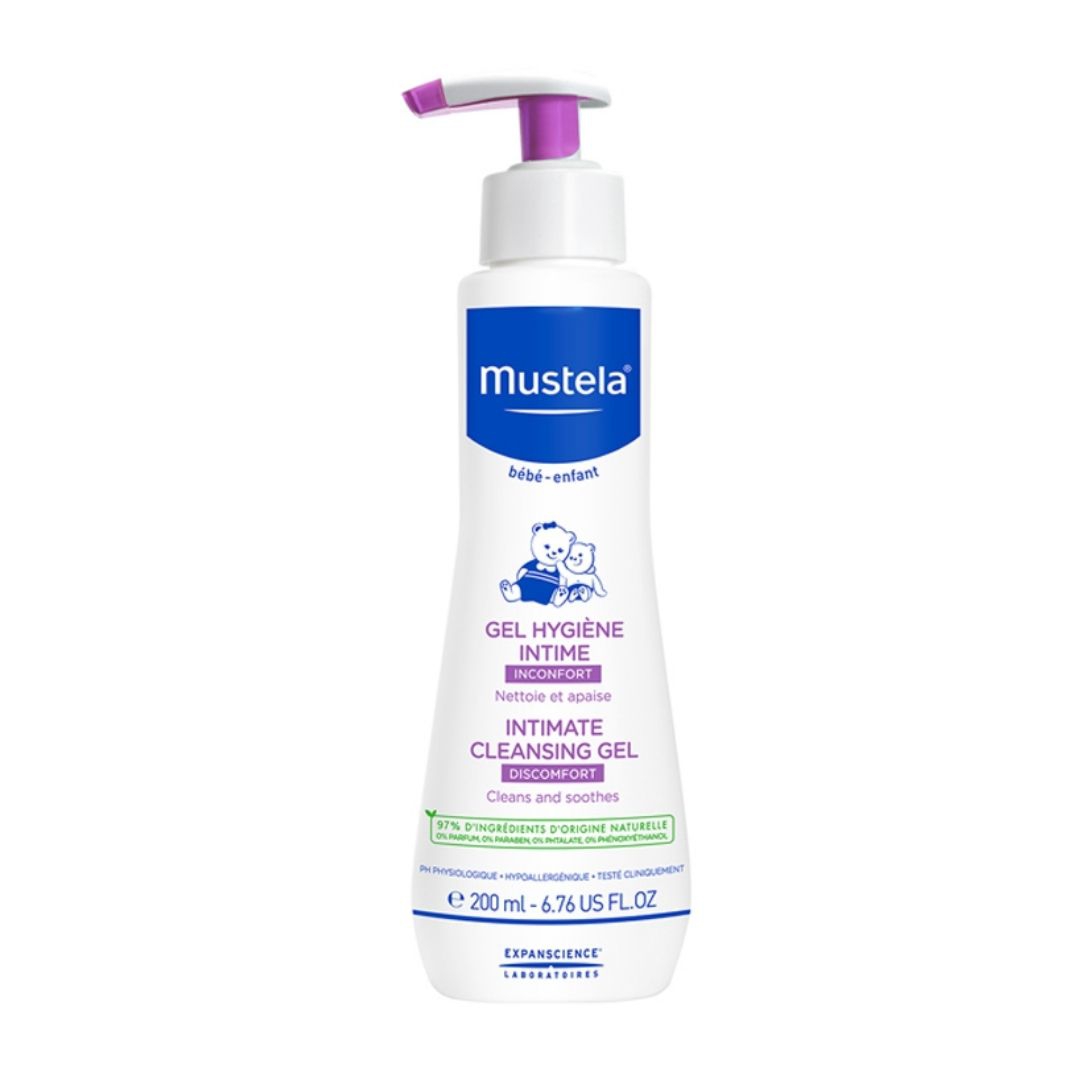 Mustela Gel Detergente Intimo Lenitivo per Bambini 200 ml