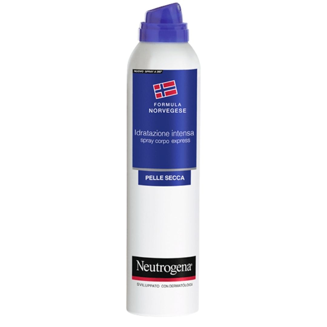 Neutrogena Spray Corpo Express Idratazione Intensa per Pelle Secca 200 ml