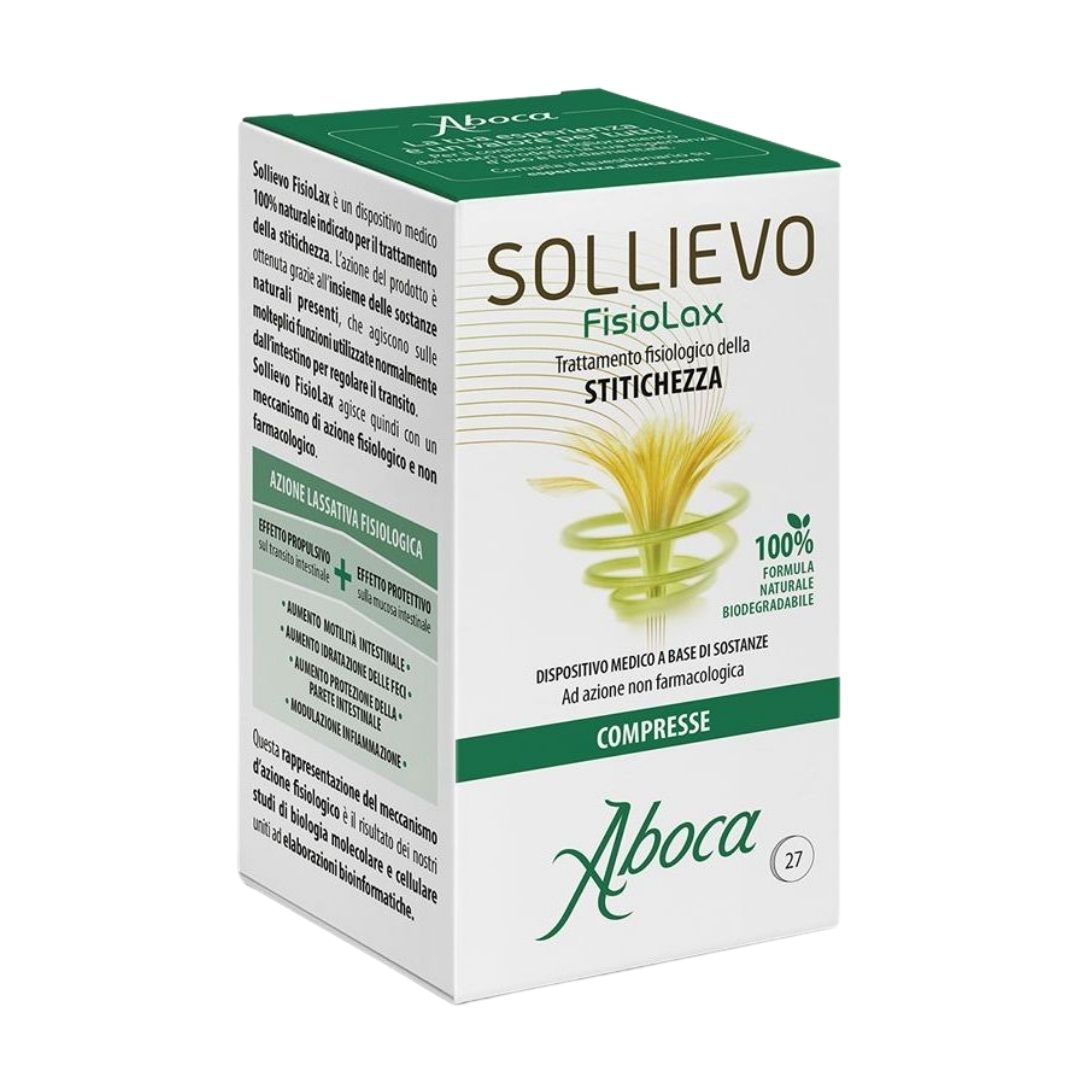 Aboca Sollievo Fisiolax Integratore per la Stitichezza 27 Compresse