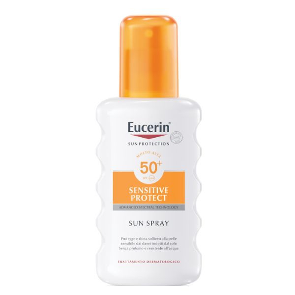 Eucerin Sensitive Protect Sun Spray Protezione Molto Alta Spf50+ 200 ml