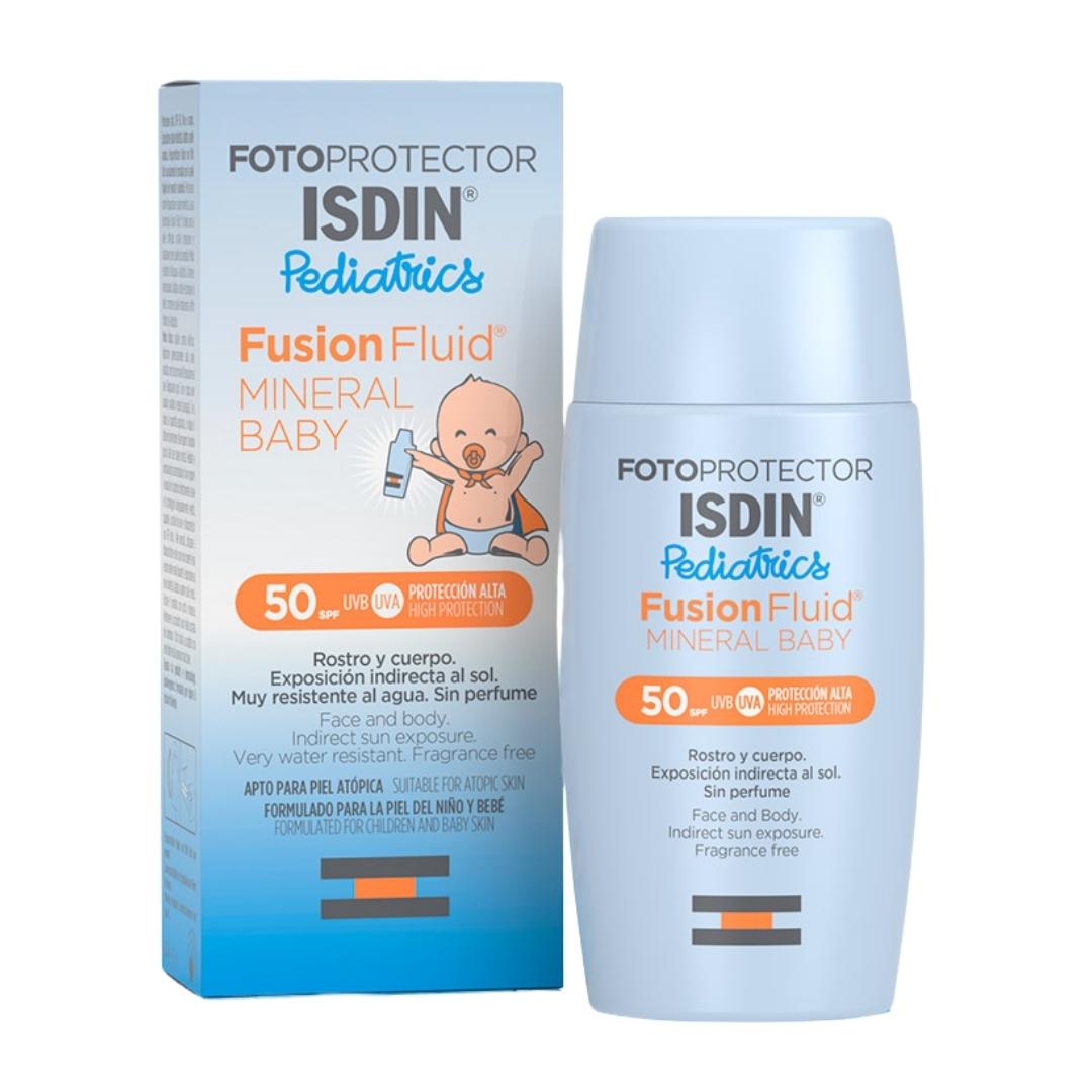 Isdin Fotoprotector Pediatrics Fluid Solare Minerale per Bambini SPF50+ 50 ml