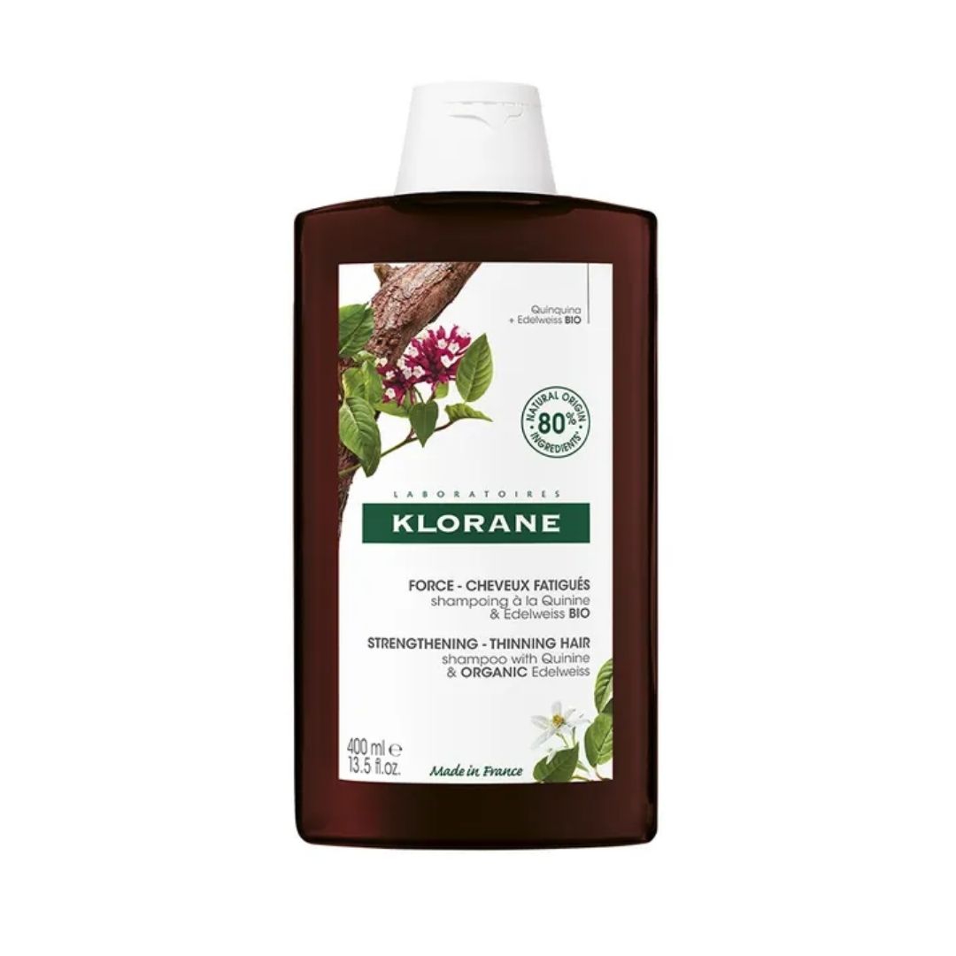 Klorane Shampoo Chinina stella Alpina Bio Stimolante Fortificante 400 ml