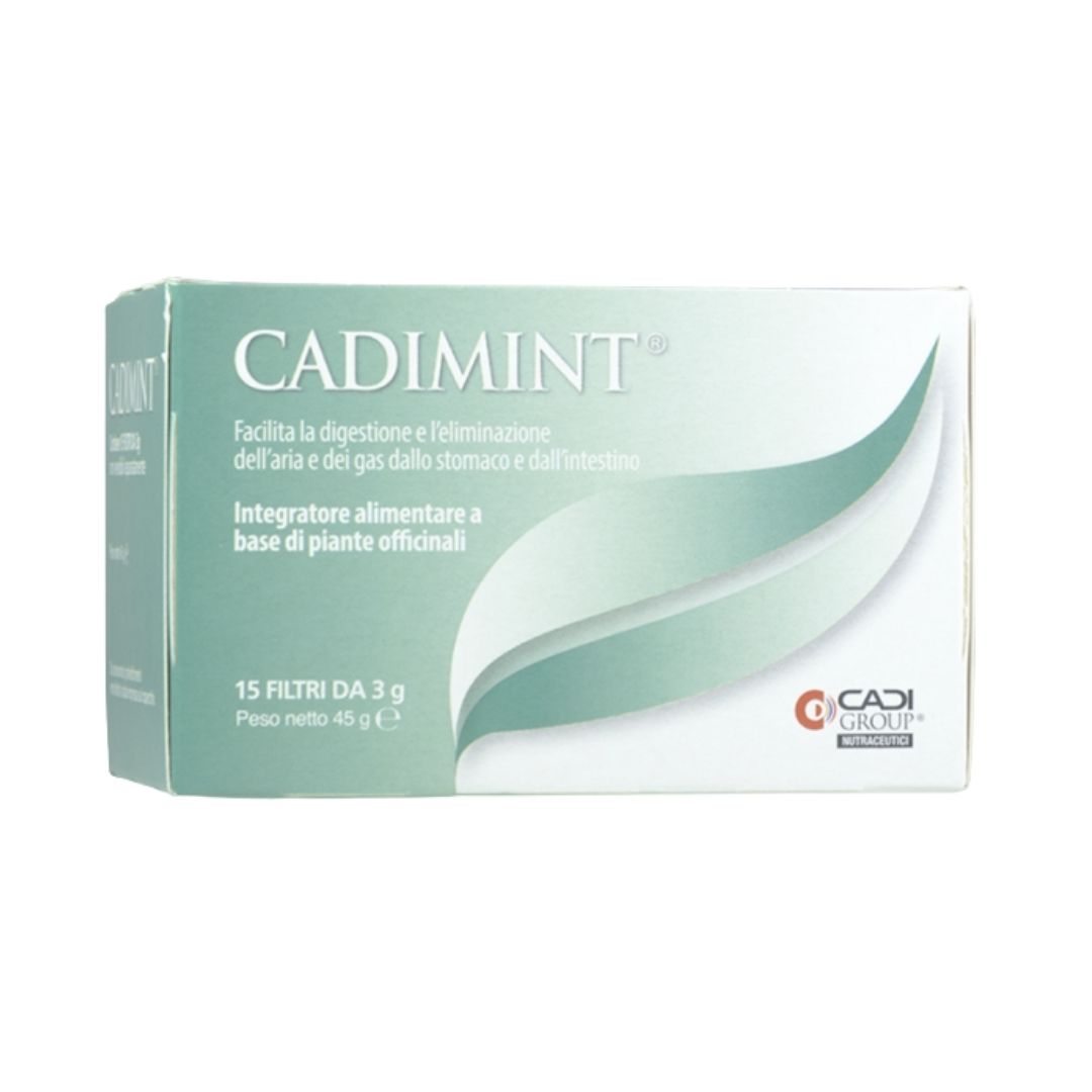 Cadimint Infuso A Base di Piante Officinali con Propriet Digestive 15 Filtri 3g