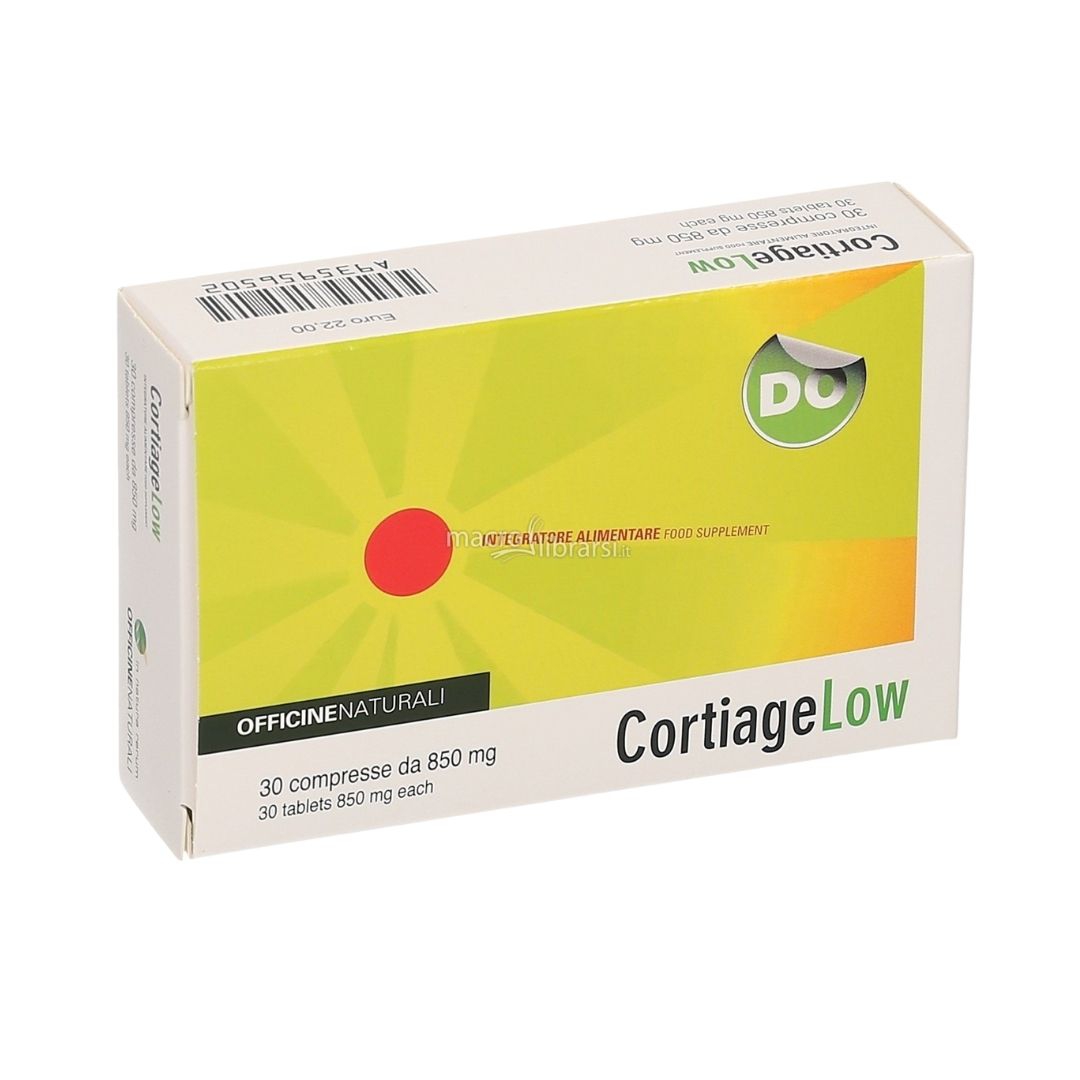 Officine Naturali Cortiage Low Integratore Alimentare 30 Compresse 850 Mg