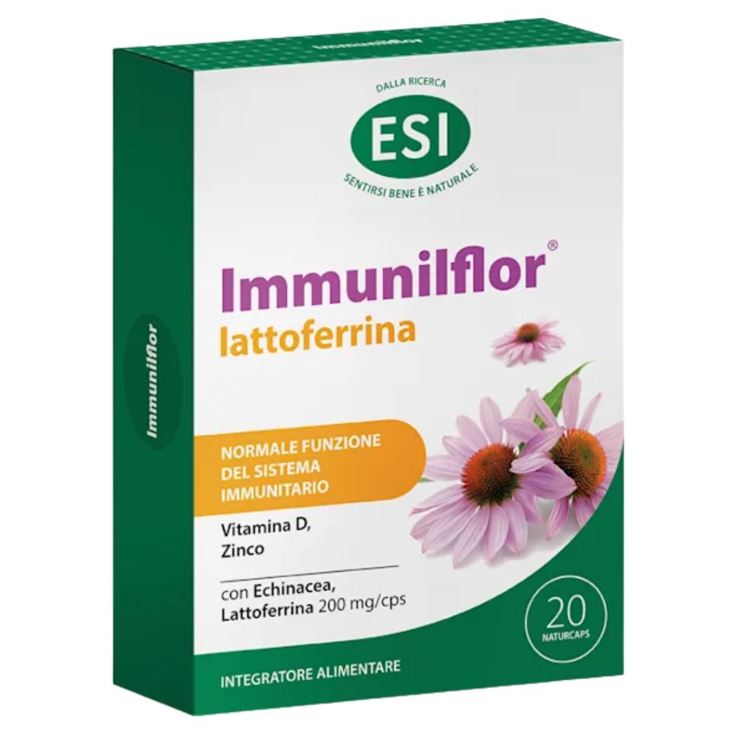 Esi Immunilflor Lattoferrina Integratore per il Sistema Immunitario 20 naturcaps