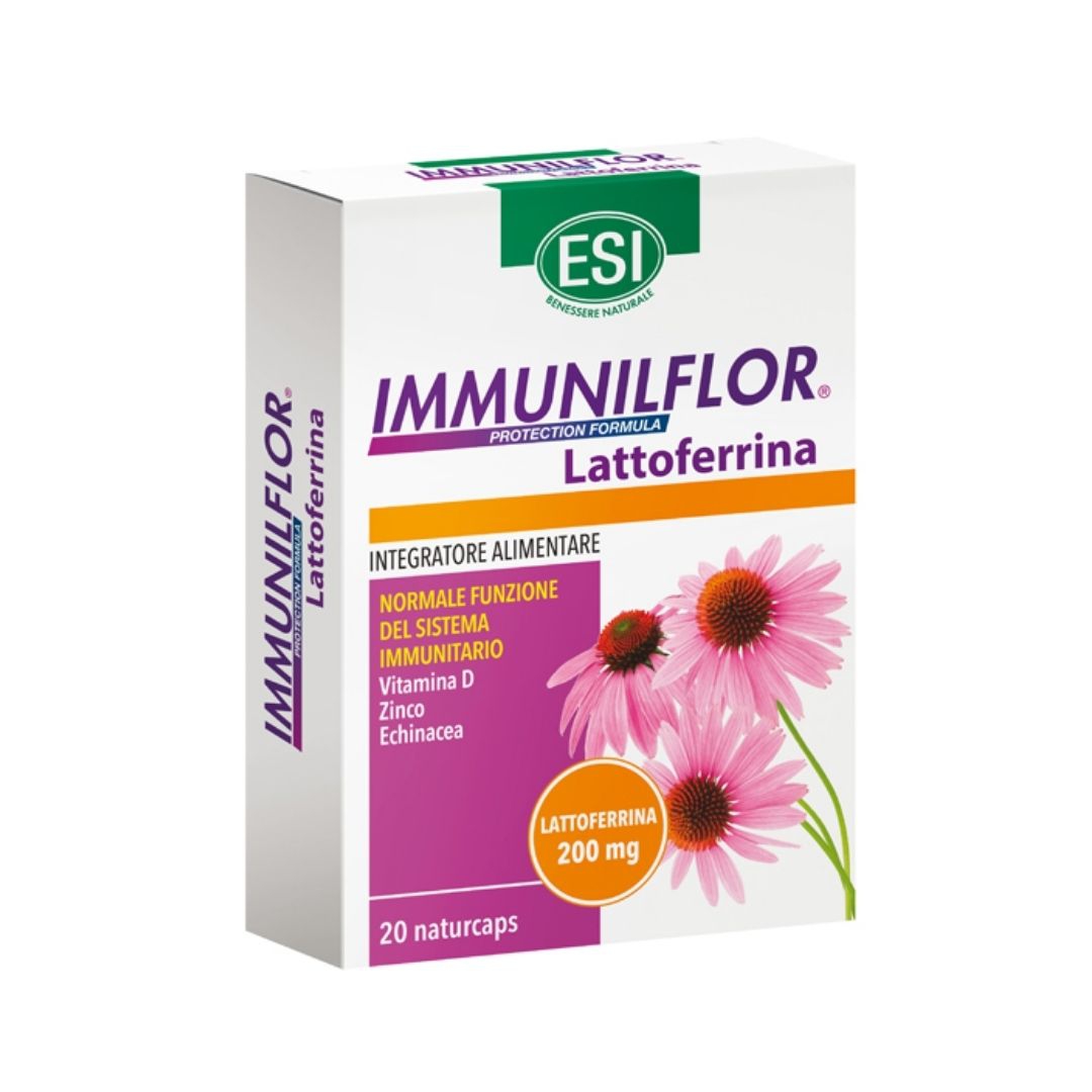 Esi Immunilflor Lattoferrina Integratore per il Sistema Immunitario 20 naturcaps