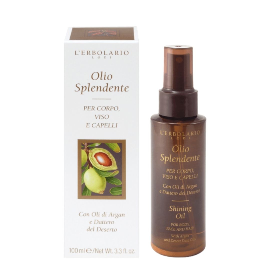 L'erbolario Olio Splendente per Viso Corpo e Capelli 100 ml